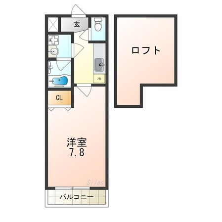 富木駅 徒歩9分 2階の物件間取画像